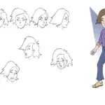 Shades of Dawn Character Model Sheet Dawn Bradford